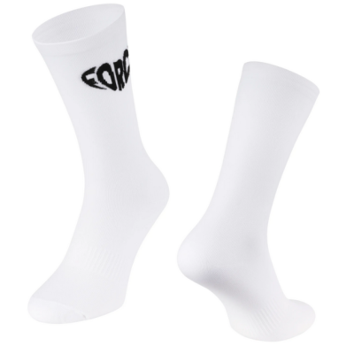 Čarape FORCE IN HEART duže, bele L-XL/42-46
