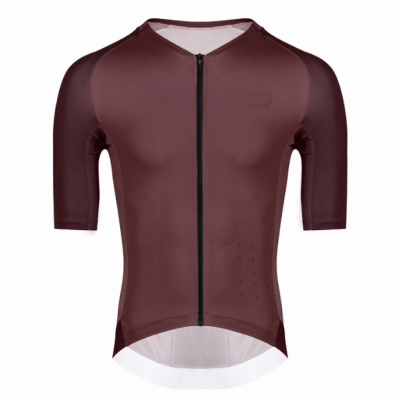 Dres FORCE SCRIPT kratki rukav, bordo, XXL