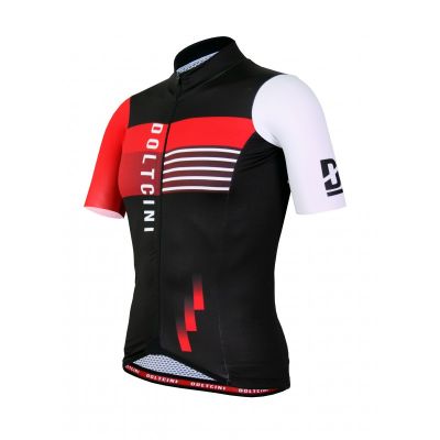 *Doltcini  PRO dres kratkog rukava - POZZA crno crveni,3XL
