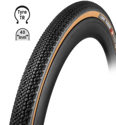 *Guma TUFO Gravel THUNDERO HD 700x40C, TR, crna-bež
