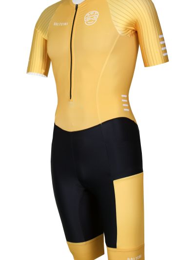 *Kombinezon Doltcini za triatlon sa kratkim rukavima PRO - DCT ŽUTI (2XL)