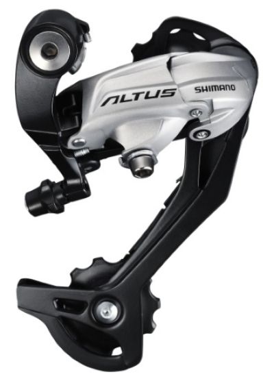 *MENJAČ ZADNJI SHIMANO ALTUS RD-M370-L SGSS 9 BRZINA SILVER