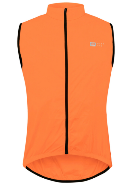 Prsluk FORCE WINDPRO, windstopper, narandžasta L