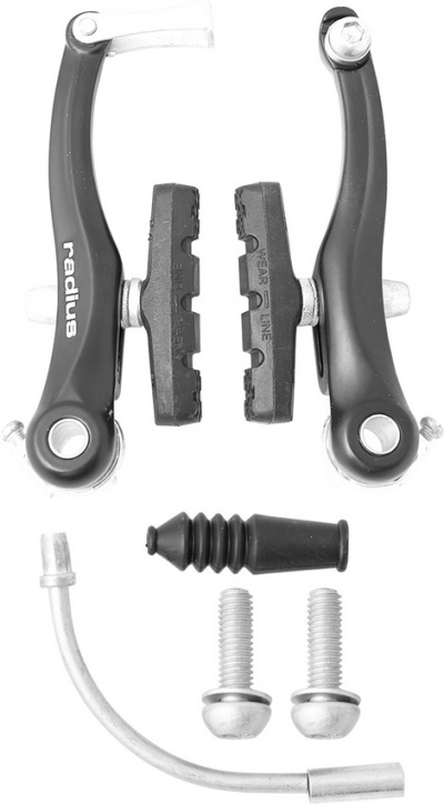 *GARNITURA V-BRAKE ALU CRNA RADIUS, VISINA 103 MM, PAKNE 60MM