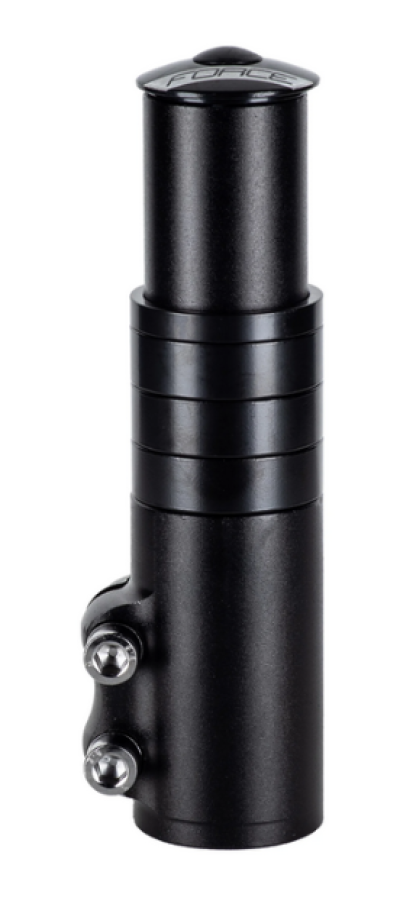 Adapter viljuške Force 1 1/8''Al,132mm, mat crna